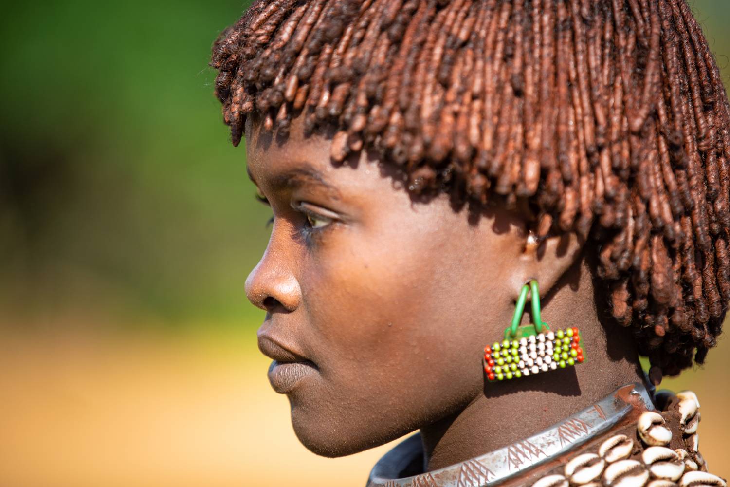 Portrait Äthiopien Afrika Omo Valley Hamer Stamm from Miro May