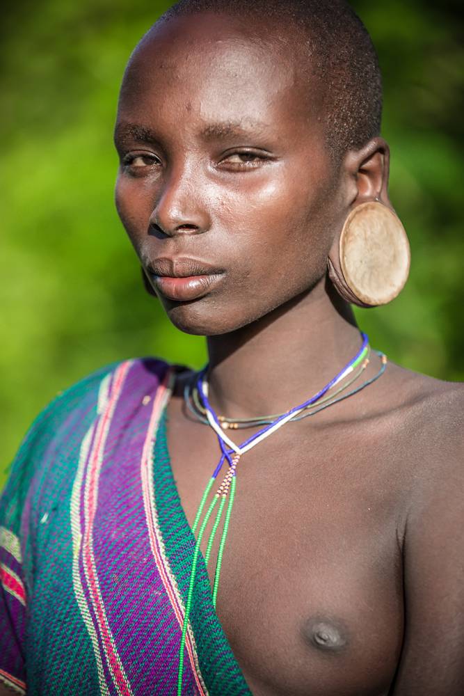 Portrait Suri Stamm in Omo Valley, Äthiopien - Afrika from Miro May