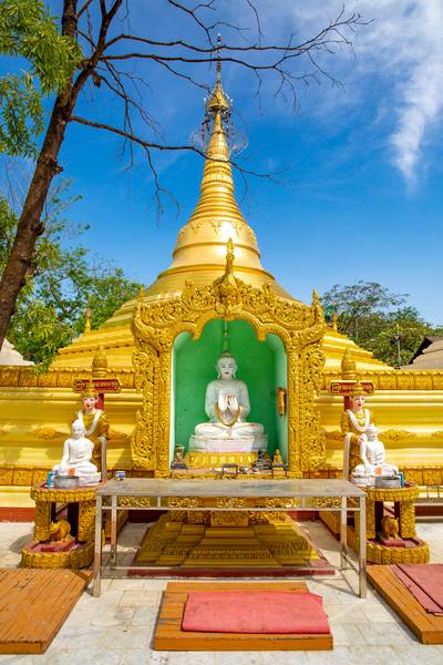Buddhistischer Tempel in Myanmar, Burma.