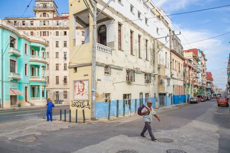 Street in Havana, Cuba, People in Havanna, Kuba