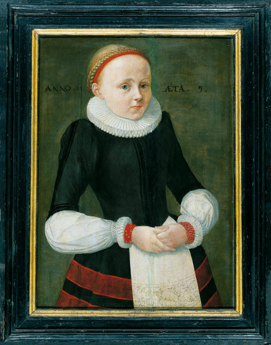 Portrait of Maria Jacobina Völker from Mittelrheinischer Meister von 1588