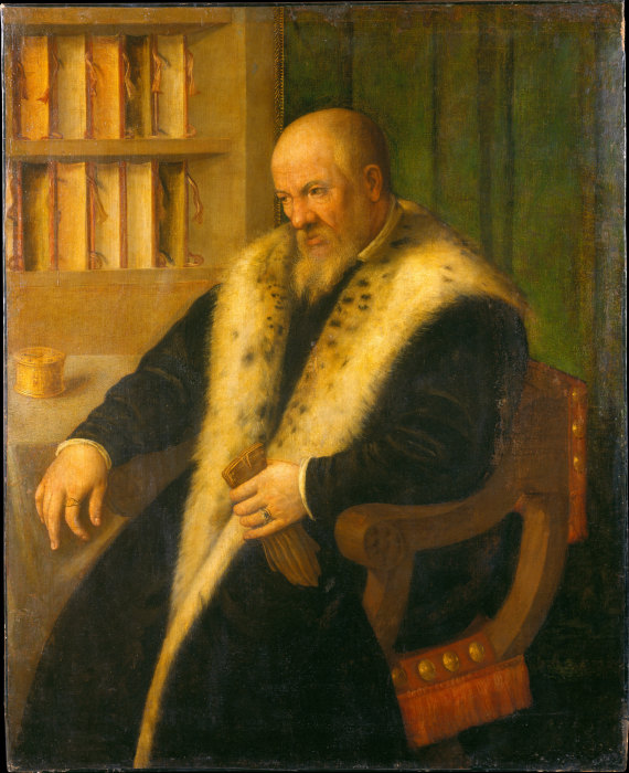 Portrait of a Scholar from Moretto da Brescia