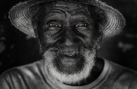 happy man in Cuba.