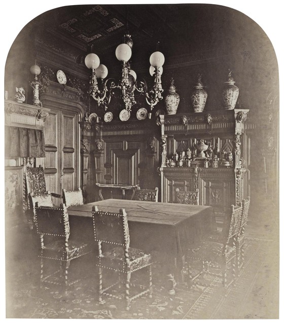 The House of Ivan Paskevich at the English Embankment in Petersburg. The dining room from Mose Bianchi