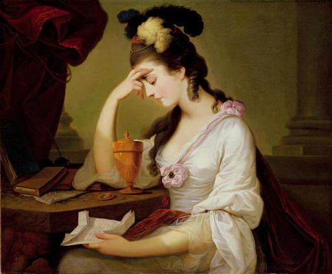 Sigismonda and the Heart of Guiscardo (oil on canvas) from Moses Haughton