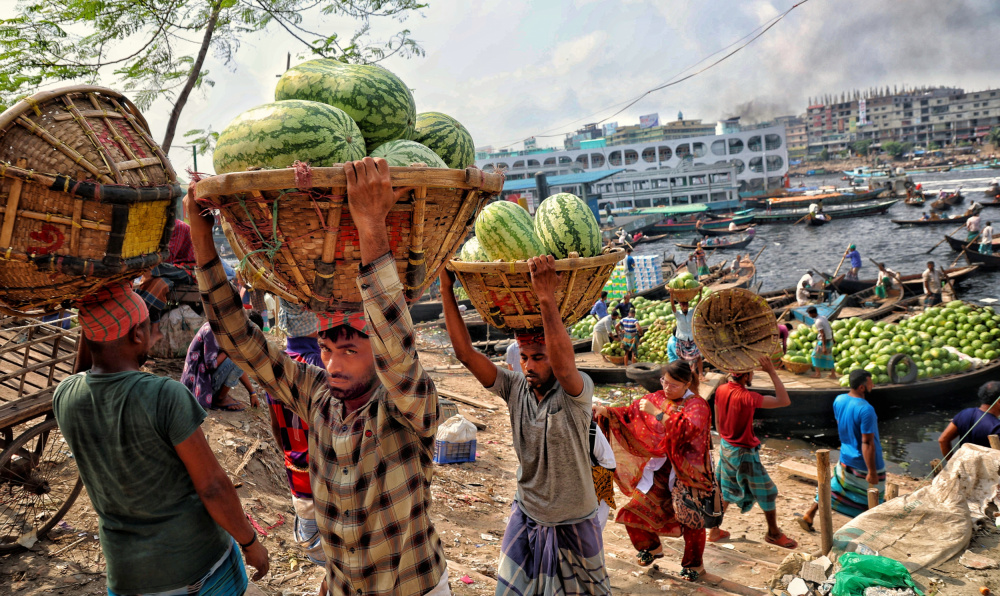 Watermelon unloading from Mostafijur Rahman Nasim