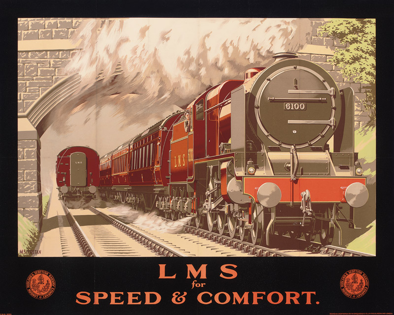 LMS for Speed and Comfort. (gedruckt bei McCorquodale Co. Ltd., London) from Murray Secretan