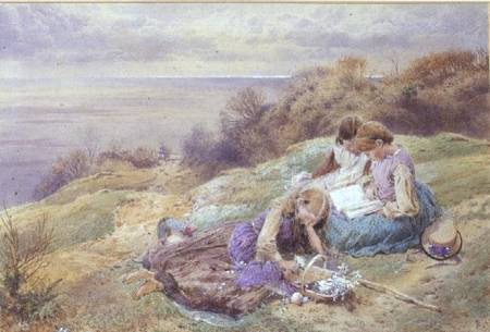 At Bonchurch, Isle of Wight from Myles Birket Foster
