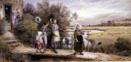 Going to the Fair from Myles Birket Foster