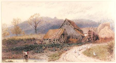 Landscape with a Farm from Myles Birket Foster
