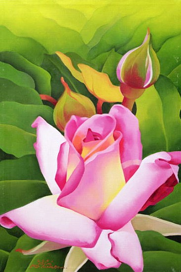 The Rose, 2002 (oil on canvas)  from Myung-Bo  Sim