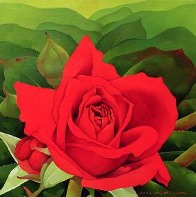 The Rose, 2003 (oil on canvas) 