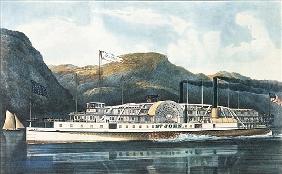 The Hudson River Steamboat `St. John'', published 1864