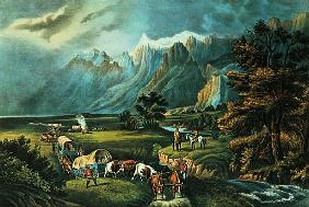 The Rocky Mountains: Emigrants Crossing the Plains