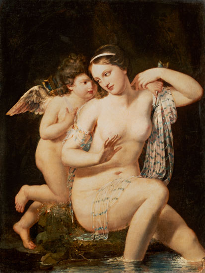 Venus and Cupid from N. de Courtaille
