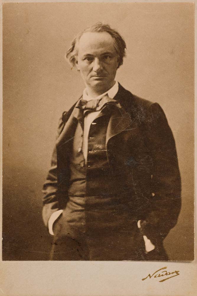 Charles Baudelaire (1821-1867) from Nadar