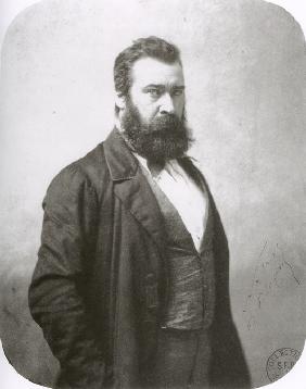 French painter Jean-François Millet (1814-1875)