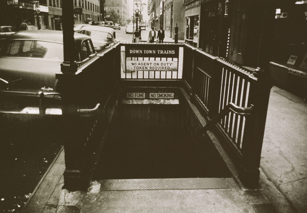 New York City Downtown Subway Entrance, Untitled 42 from Nat Herz