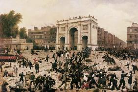Manhood Suffrage Riots in Hyde Park
