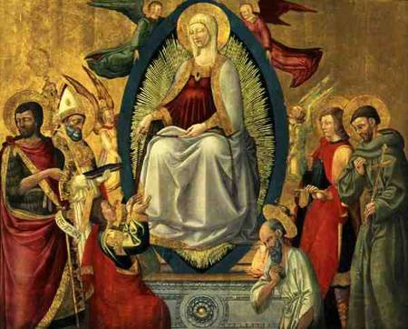 Ascension of the Virgin from Neri di Bicci