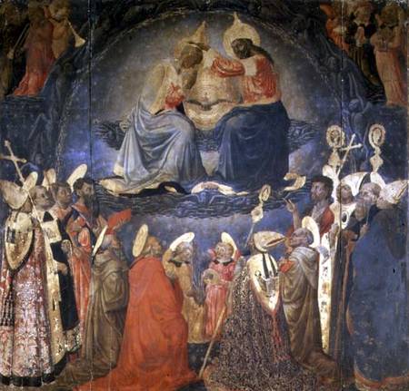 Coronation of the Virgin from Neri di Bicci