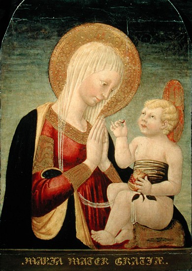 Madonna and Child with Pomegranate from Neri di Bicci