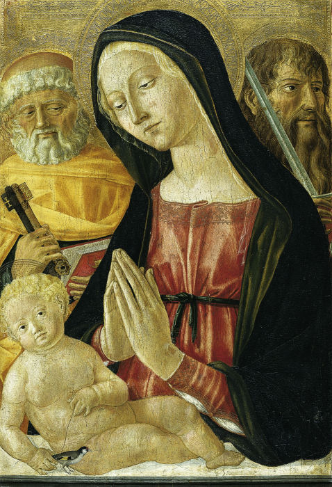 Virgin and Child with Saints Peter and Paul from Neroccio di Bartolomeo di Benedetto de' Landi