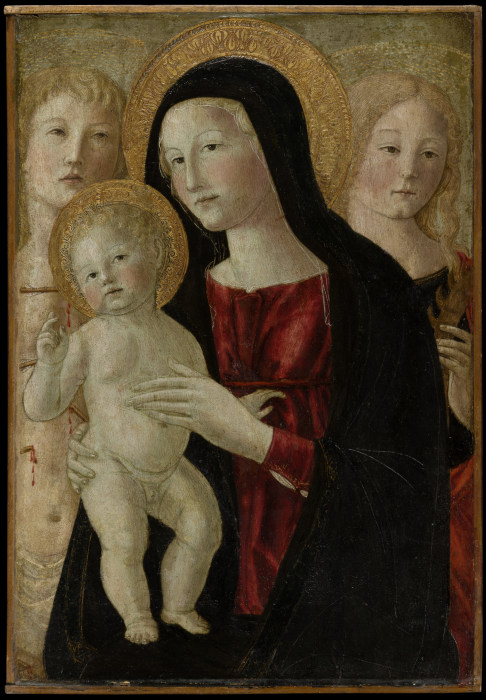 Virgin and Child with Saints Sebastian and Catherine of Alexandria from Neroccio di Bartolomeo di Benedetto de' Landi