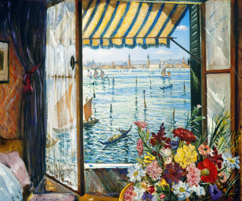 Blick aus einem Fenster in Venedig from Christopher R.W. Nevinson