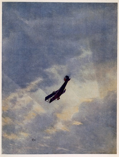 Swooping Down on a Hostile Plane, from British Artists at the Front, Continuation of The Western Fro from Christopher R.W. Nevinson