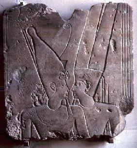 The God Amon embracing Ramesses II, Karnak