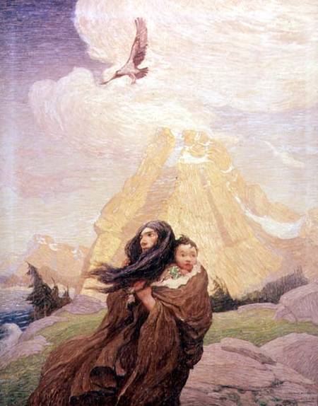Song of the Eagle that Mates with the Storm from Newell Convers Wyeth