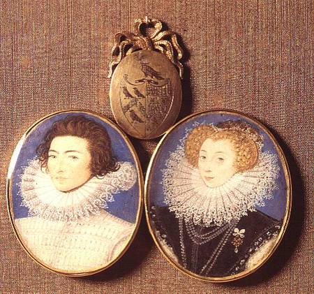 John Croker and his wife Frances from Nicholas Hilliard