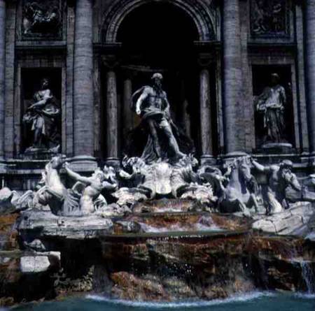 Trevi Fountain from Nicola Salvi