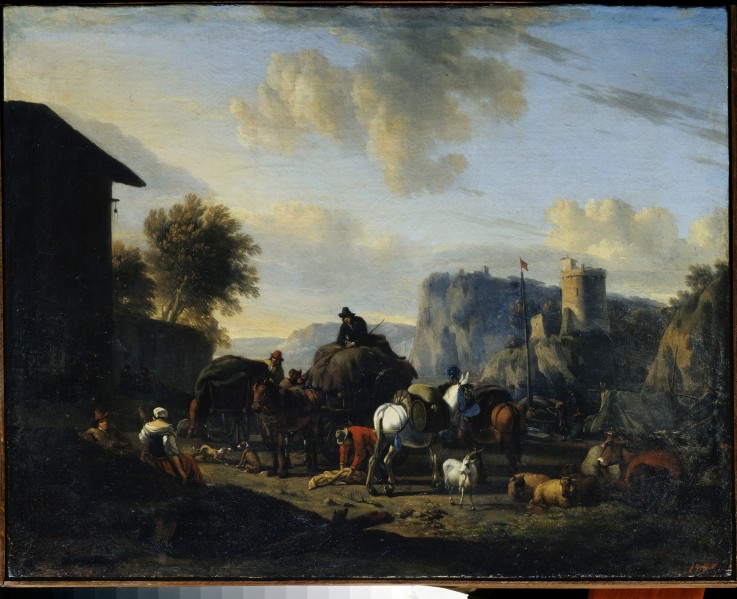 The rest of the convoy from Nicolaes Berchem