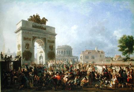 Entry of the Imperial Guard into Paris at the Barriere de Pantin, 25th November 1807 from Nicolas Antoine Taunay