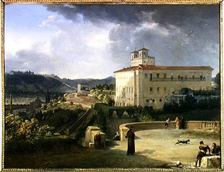 View of the Villa Medici, Rome from Nicolas Antoine Taunay