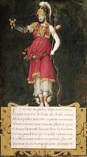 Francois I (1494-1547) as a composite deity from Nicolas Belin