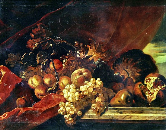 Still life of fruit from Nicolas de Largilliere