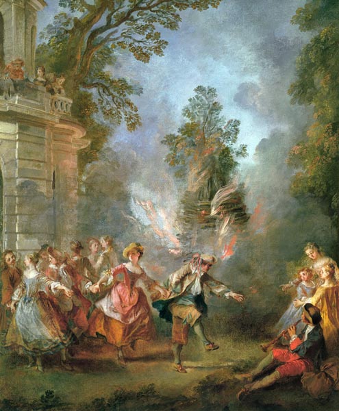 The Fire from Nicolas Lancret