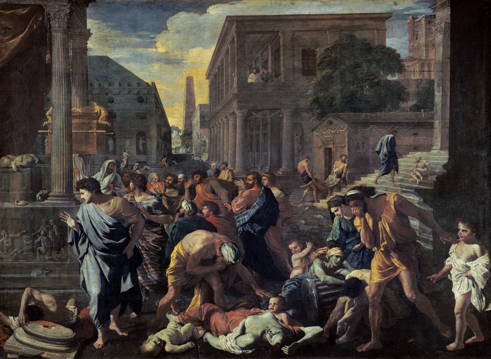 The plague of Asdot. from Nicolas Poussin