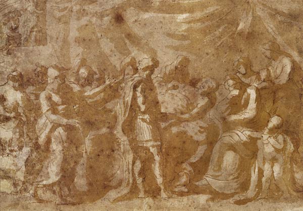 Study for the Death of Germanicus from Nicolas Poussin