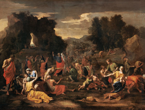 The Isareliten collect the Manna. from Nicolas Poussin