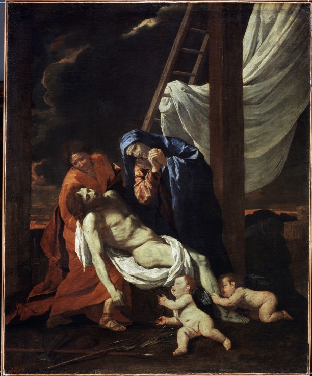 The Descent from the Cross from Nicolas Poussin