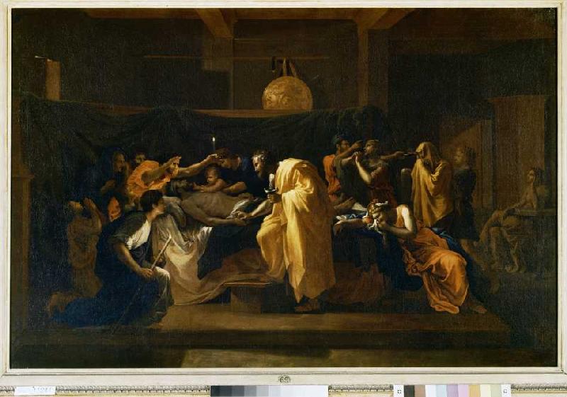 Die letzte Ölung from Nicolas Poussin
