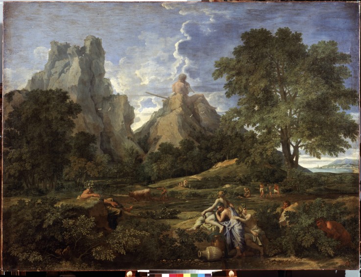 Landscape with Polyphemus from Nicolas Poussin