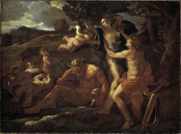 Nic. Poussin, Apollo and Daphne c.1627 from Nicolas Poussin