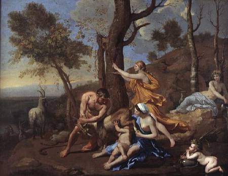 The Nurture of Jupiter from Nicolas Poussin