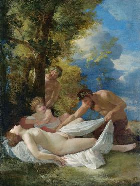 Nymph with Satyrs