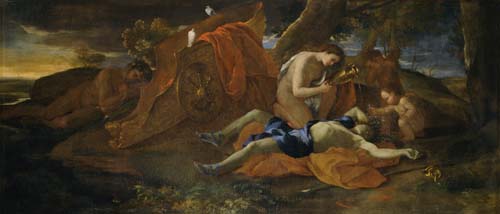 Venus Weeping over Adonis from Nicolas Poussin